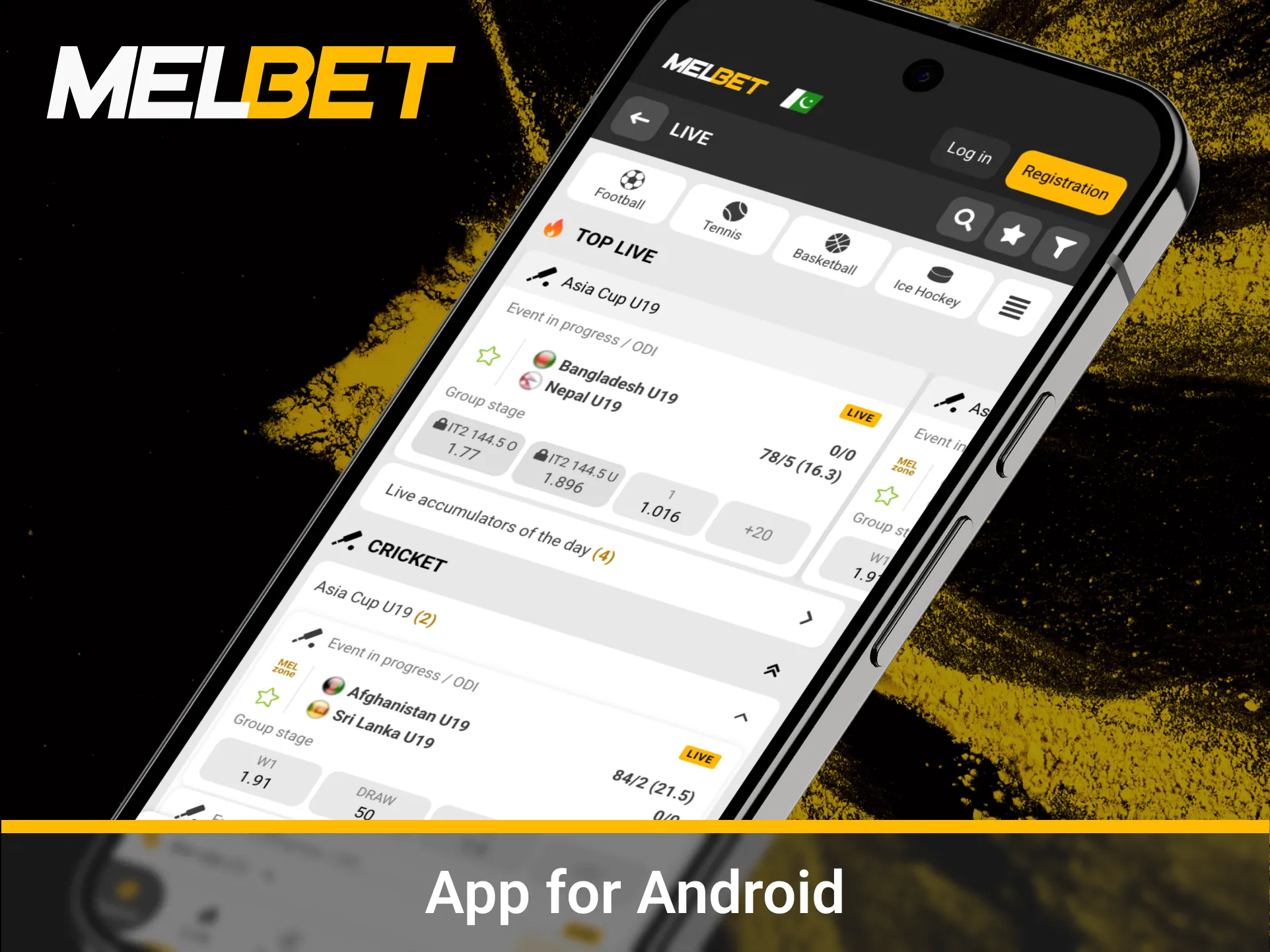 Android gaming feels smoother with Melbet.