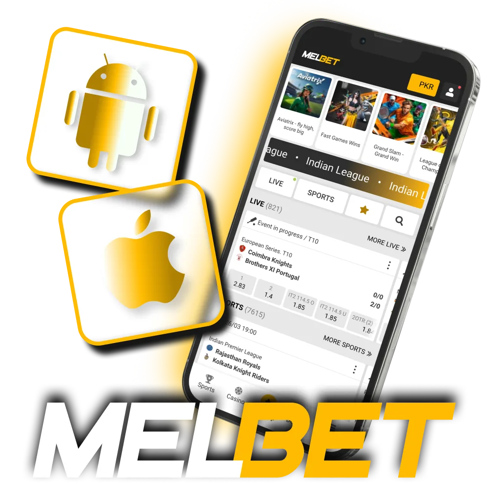 Download Melbet app for Android and iOS for daily betting and casino games.
