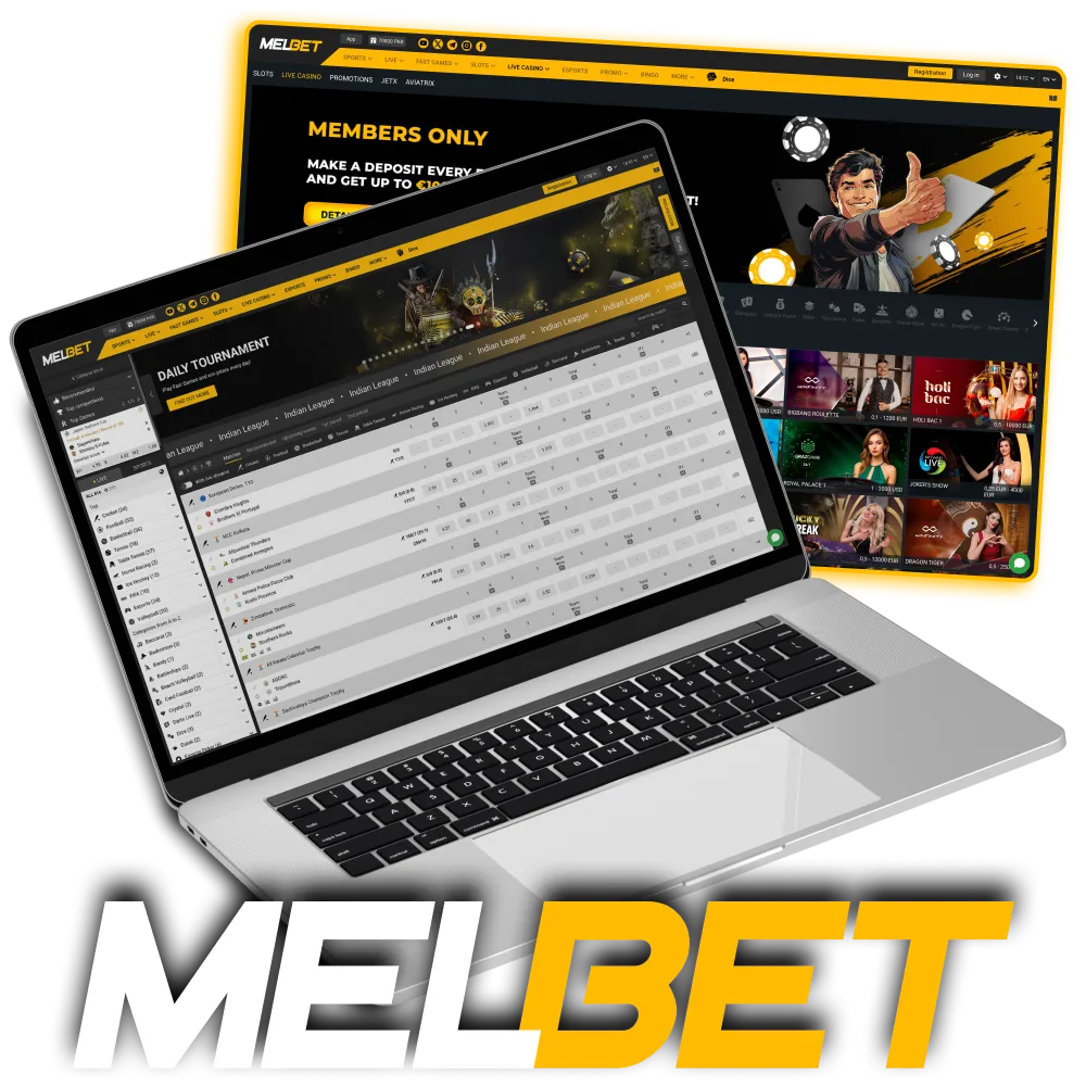 Download Melbet for PC in Pakistan for easy access to betting and casino games.